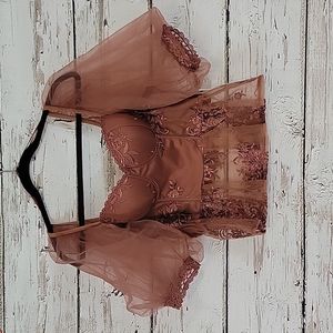 🆕️ Haute Monde Mocha Bustier Top